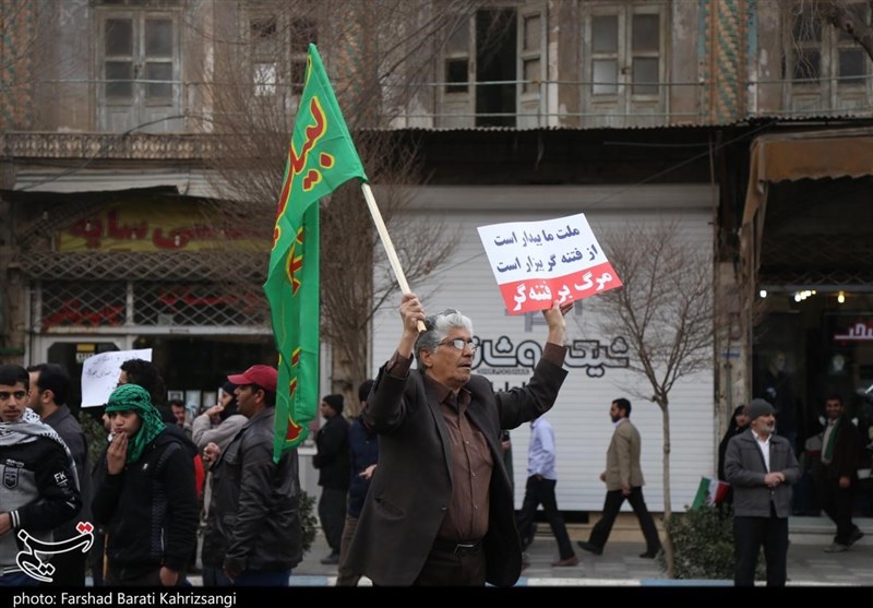 راهپیمایی مردم یزد در محکومیت اغتشاشات اخیر