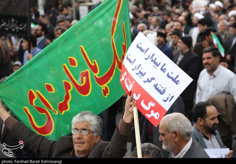 راهپیمایی مردم یزد در محکومیت اغتشاشات اخیر