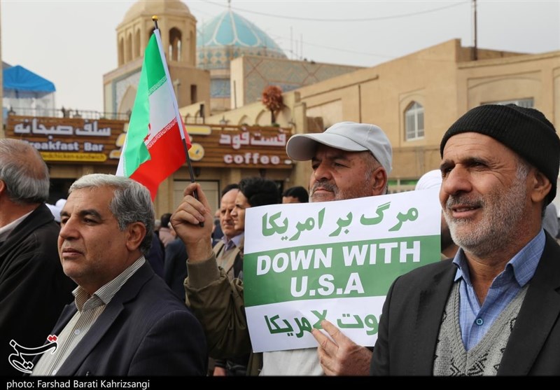 راهپیمایی مردم یزد در محکومیت اغتشاشات اخیر