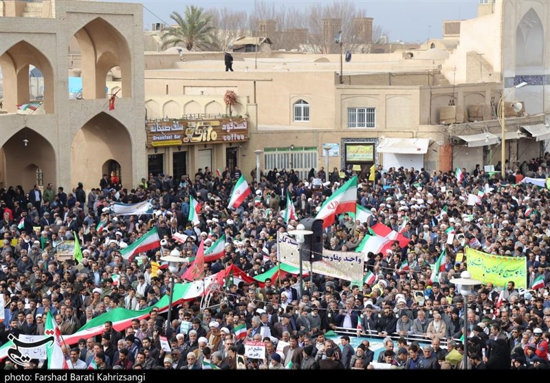 راهپیمایی مردم یزد در محکومیت اغتشاشات اخیر