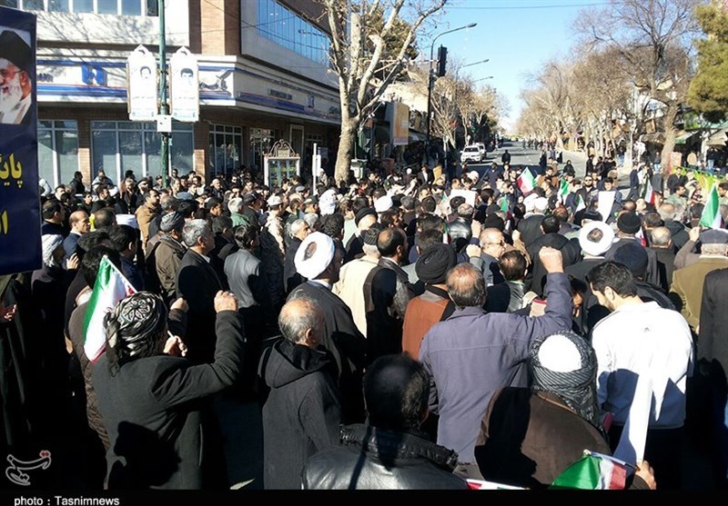 راهپیمایی مردم انقلابی کردستان در محکومیت اغتشاشات اخیر