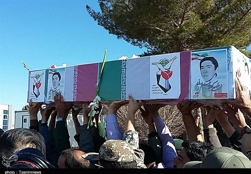 استقبال از پیکر مطهر شهید "محسن گروئیه‌خراسانی" در  کرمان 