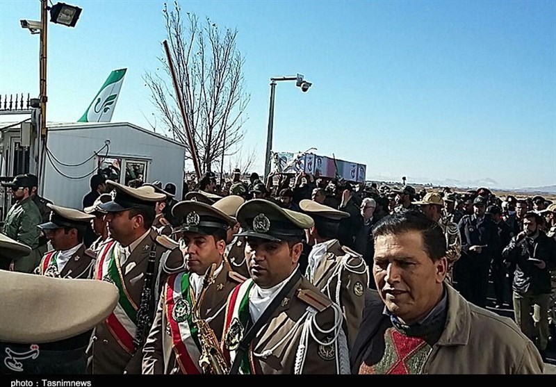 استقبال از پیکر مطهر شهید "محسن گروئیه‌خراسانی" در  کرمان 