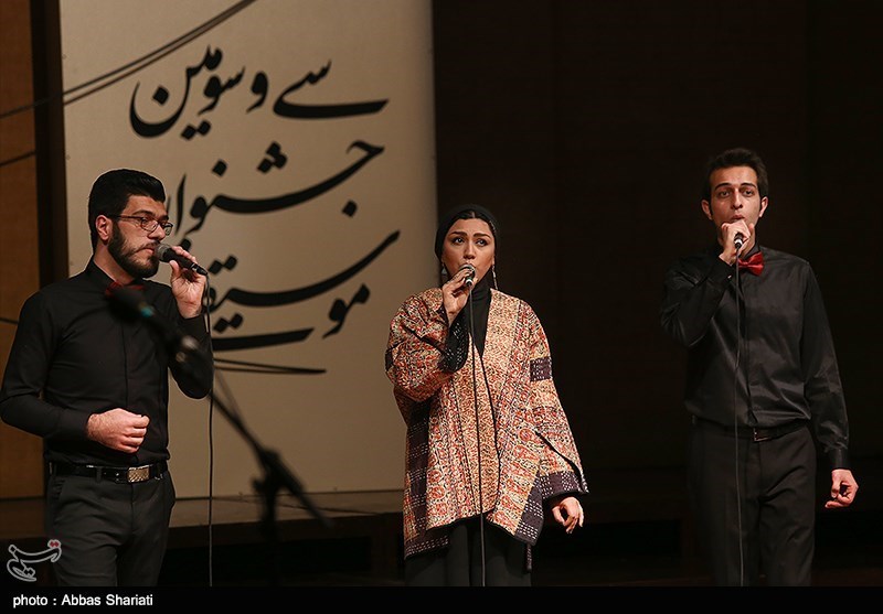 گروه آوازی تهران در  در چهارمین شب سی‌وسومین جشنواره موسیقی فجر