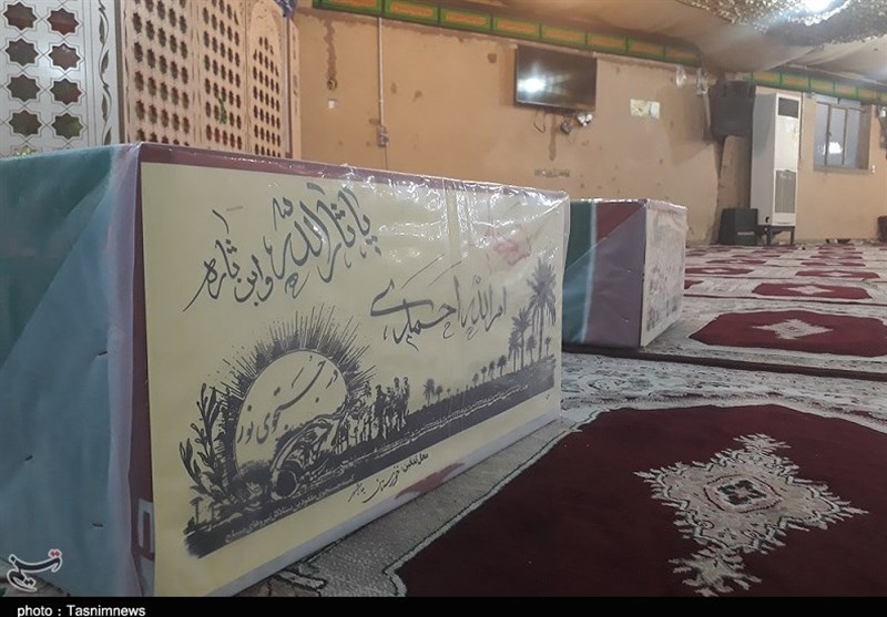 بازگشت پیکر مطهر شهید فرزاد سمالی و شهید امرالله احمدی به وطن