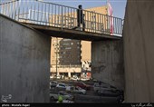 پل مرتضوی که از بزرگراه نواب میگذرد
