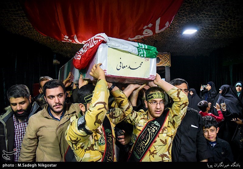 وداع با شهید مدافع حرم محمد معافی