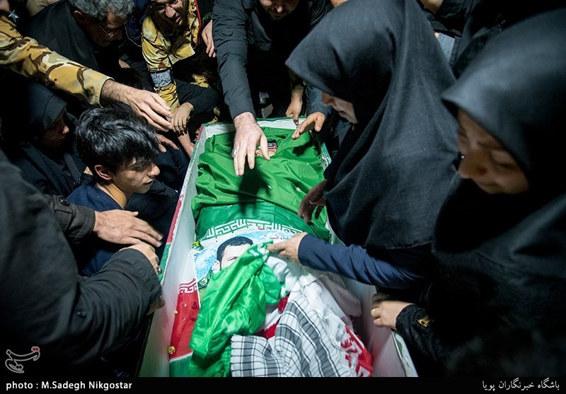 وداع با شهید مدافع حرم محمد معافی