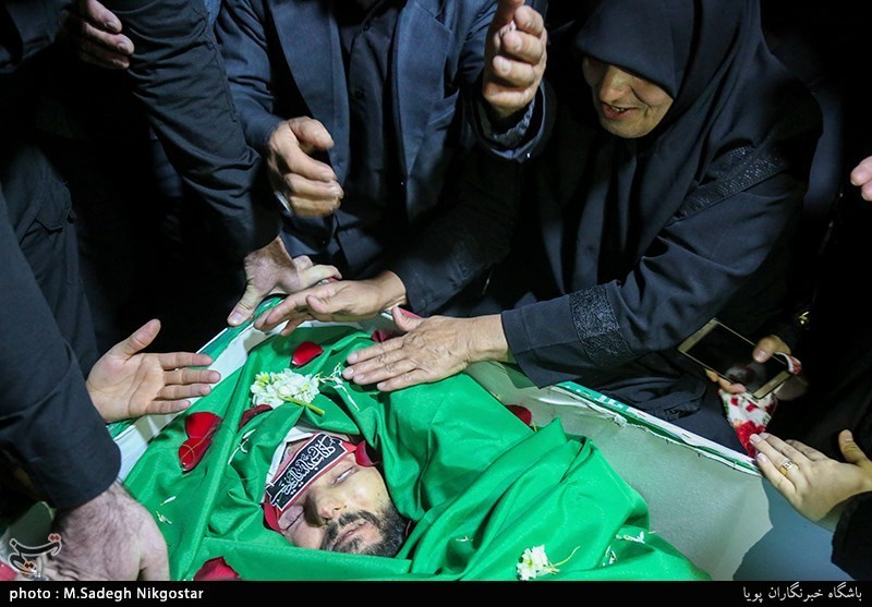 وداع با شهید مدافع حرم محمد معافی