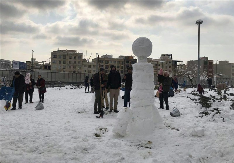 جشنواره مجسمه‌‌های برفی در بوستان پردیسان