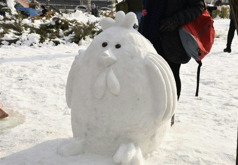 جشنواره مجسمه‌‌های برفی در بوستان پردیسان