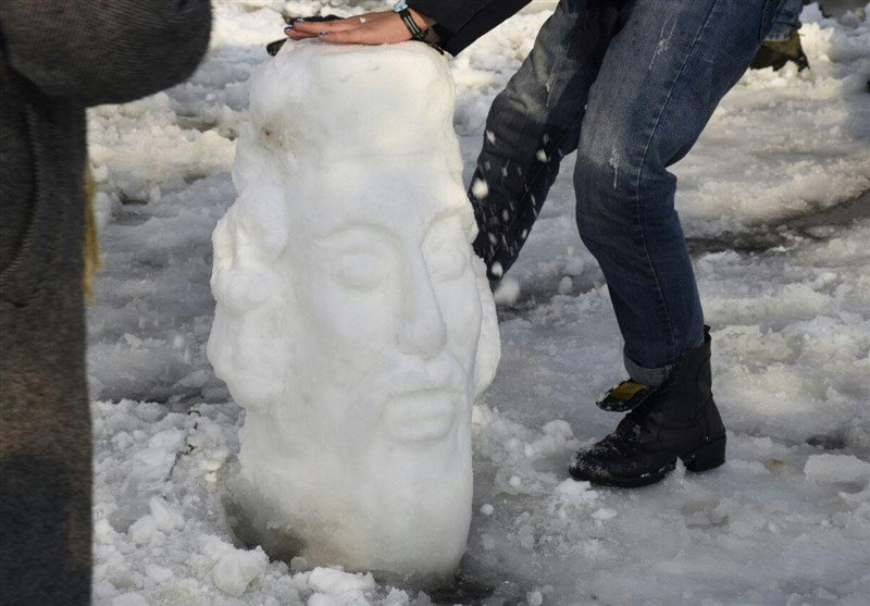 جشنواره مجسمه‌‌های برفی در بوستان پردیسان