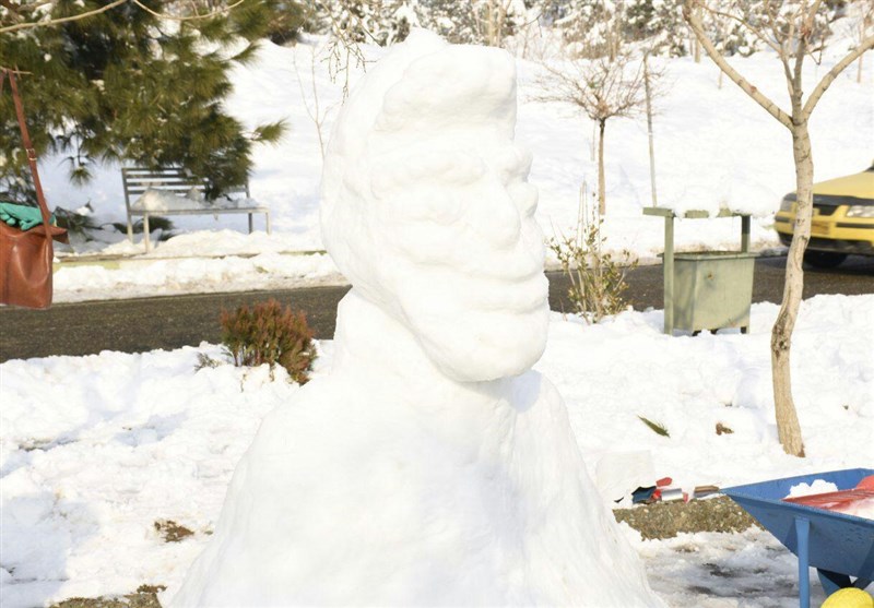 جشنواره مجسمه‌‌های برفی در بوستان پردیسان