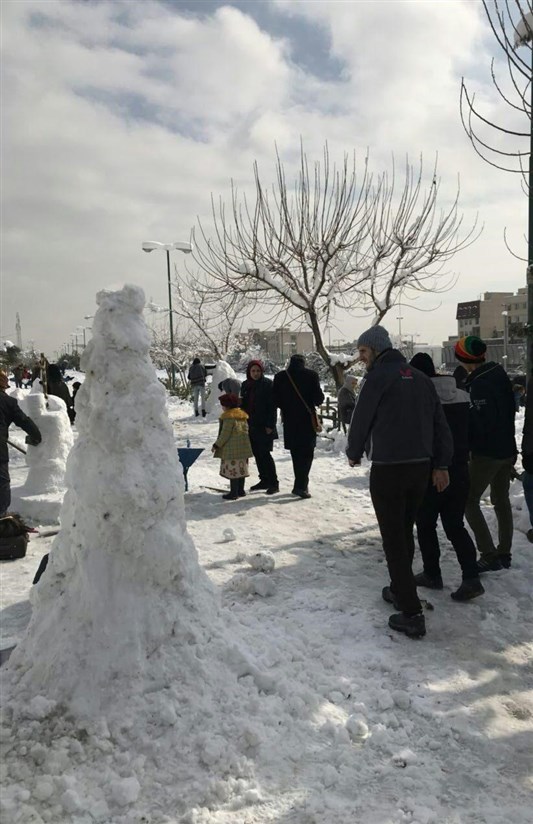 جشنواره مجسمه‌‌های برفی در بوستان پردیسان