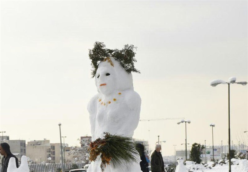 جشنواره مجسمه‌‌های برفی در بوستان پردیسان