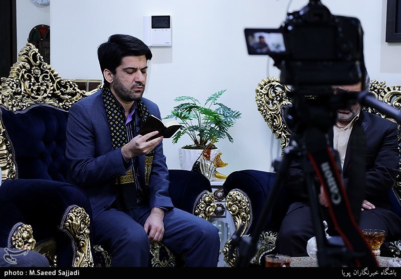 دیدار جامعه قرآنی با خانواده شهید مدافع محمدتقی ارغوانی