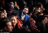 محسن افشانی در مراسم افتتاحیه سی‌وششمین جشنواره فیلم فجر