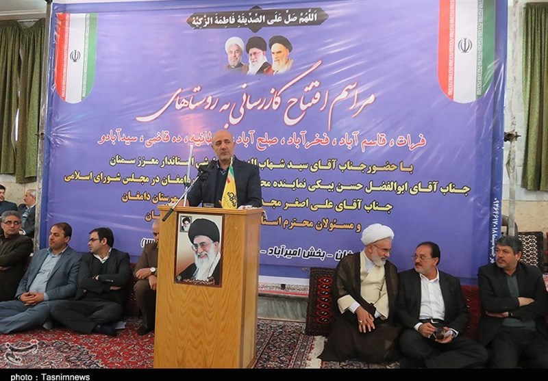 افتتاح پروژه های دهه فجر در شهرستان دامغان///96