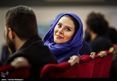 سحر دولتشاهی در نشست خبری فیلم امیر - سی‌وششمین جشنواره فیلم فجر