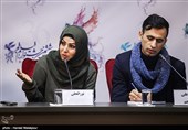 نشست خبری فیلم زنانی با گوشواره‌های باروتی - سی‌وششمین جشنواره فیلم فجر