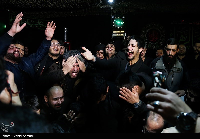 مراسم وداع با پیکر شهید بسیجی آشوب خیابان پاسداران "محمد حسین حدادیان"