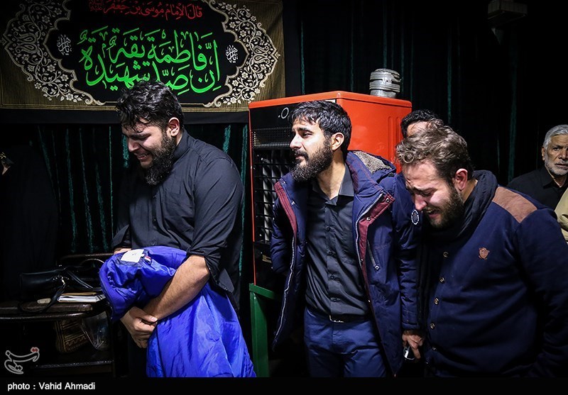 مراسم وداع با پیکر شهید بسیجی آشوب خیابان پاسداران "محمد حسین حدادیان"