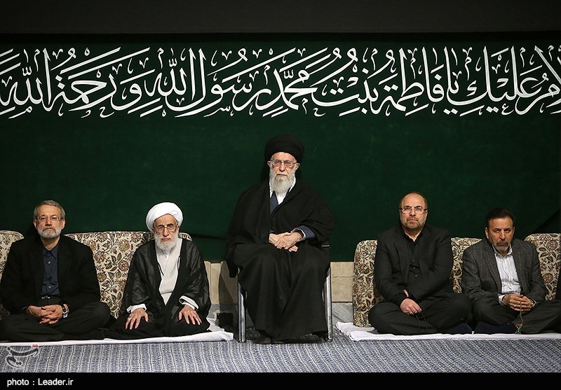 مراسم عزاداری شهادت حضرت فاطمه زهرا(س) در حسینیه امام خمینی با حضور رهبر معظم انقلاب