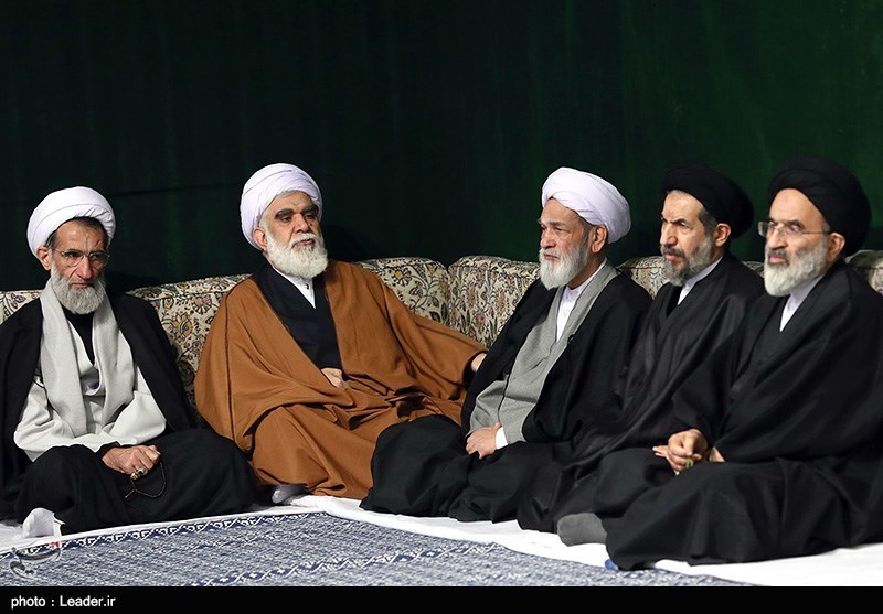 مراسم عزاداری شهادت حضرت فاطمه زهرا(س) در حسینیه امام خمینی با حضور رهبر معظم انقلاب