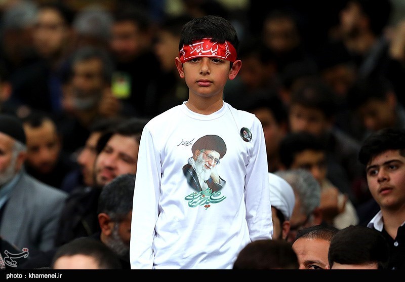 مراسم عزاداری شهادت حضرت فاطمه زهرا(س) در حسینیه امام خمینی با حضور رهبر معظم انقلاب