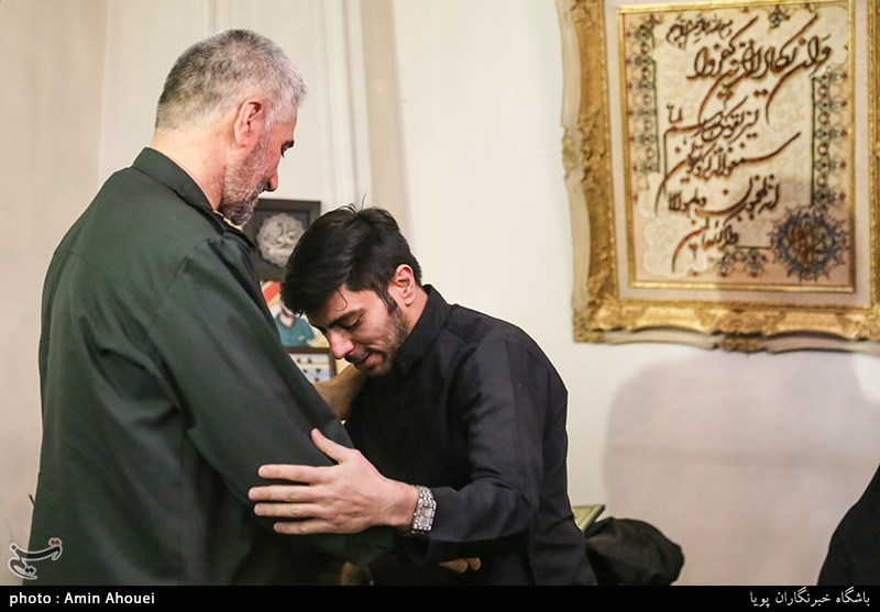 دیدار سردار علی فضلی با خانواده شهید حدادیان