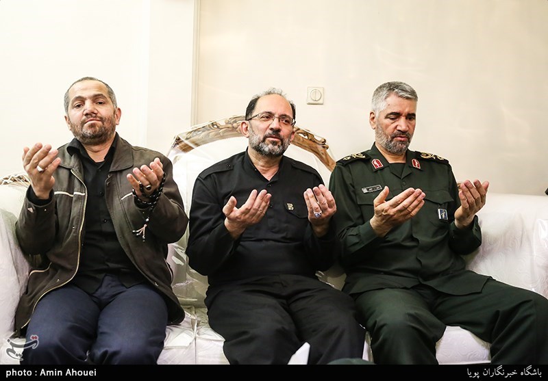 دیدار سردار علی فضلی با خانواده شهید حدادیان