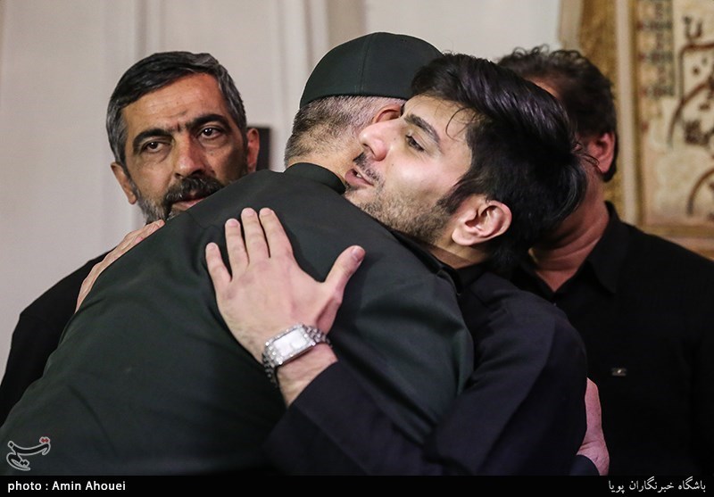 دیدار سردار علی فضلی با خانواده شهید حدادیان