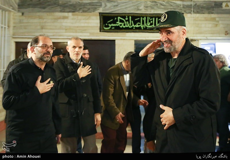 دیدار سردار علی فضلی با خانواده شهید حدادیان