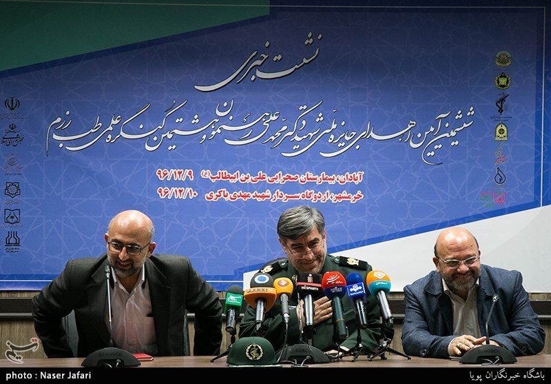 نشست خبری سردار احمد عبداللهی معاون بهداشت و درمان سپاه