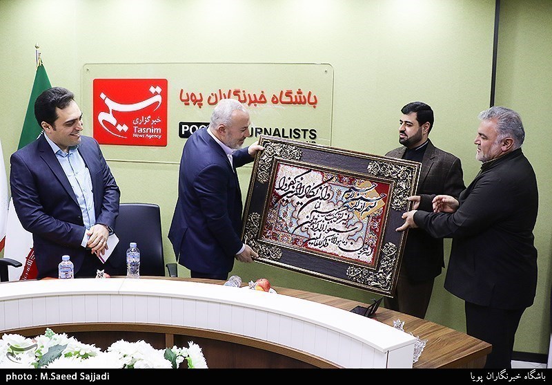 نشست خبری نماینده جنبش جهاد اسلامی فلسطین در ایران