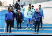 حضور قراب و توفیقی در تمرین استقلال/ تحویل هدیه سلطانی‌فر به شفر + عکس