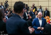 جانی اینفانتینو رئیس فیفا در جمع مدیران و پیشکسوتان فوتبال ایران