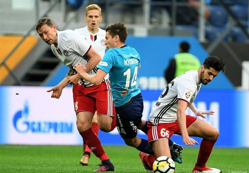 نمره متوسط عزت‌اللهی در مصاف با سن‌ پترزبورگ + عکس