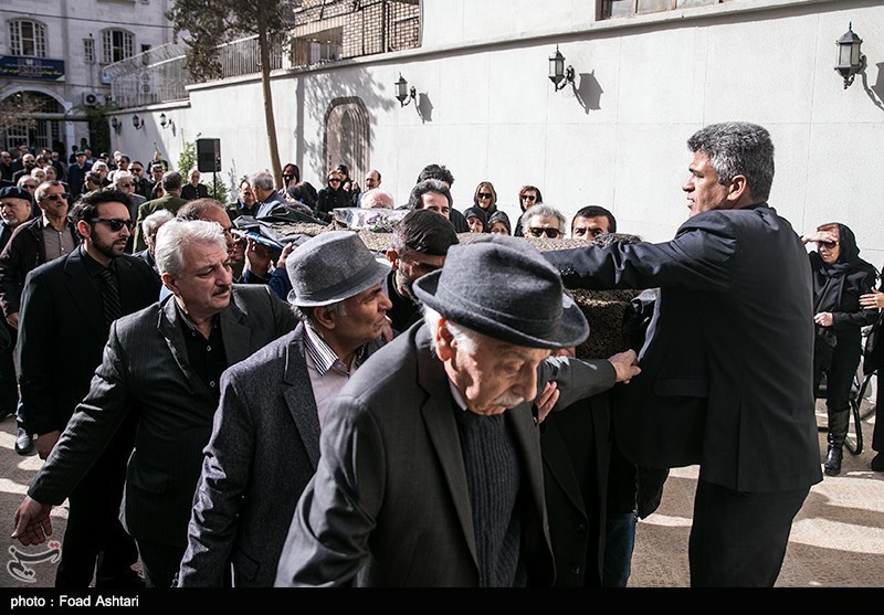 مراسم تشییع پیکر همایون شهنواز