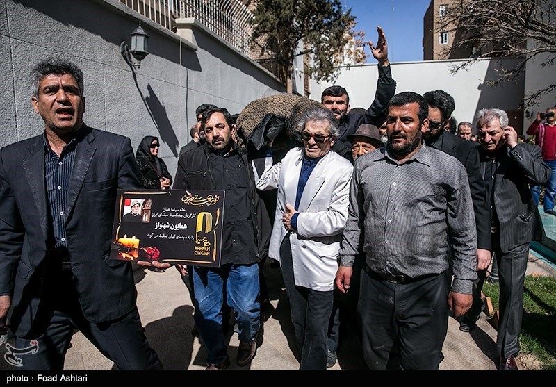 مراسم تشییع پیکر همایون شهنواز