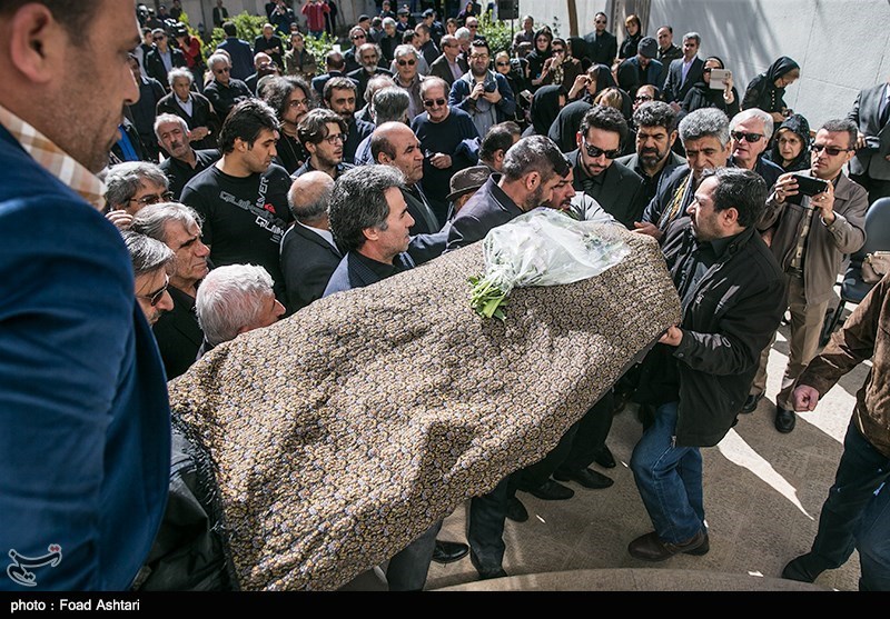 مراسم تشییع پیکر همایون شهنواز