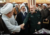 ورود سردار حسین سلامی جانشین فرمانده کل سپاه به مراسم تودیع و معارفه نماینده ولی‌فقیه در سپاه
