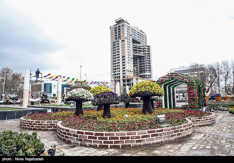 نصب المانهای نوروزی در مشهد