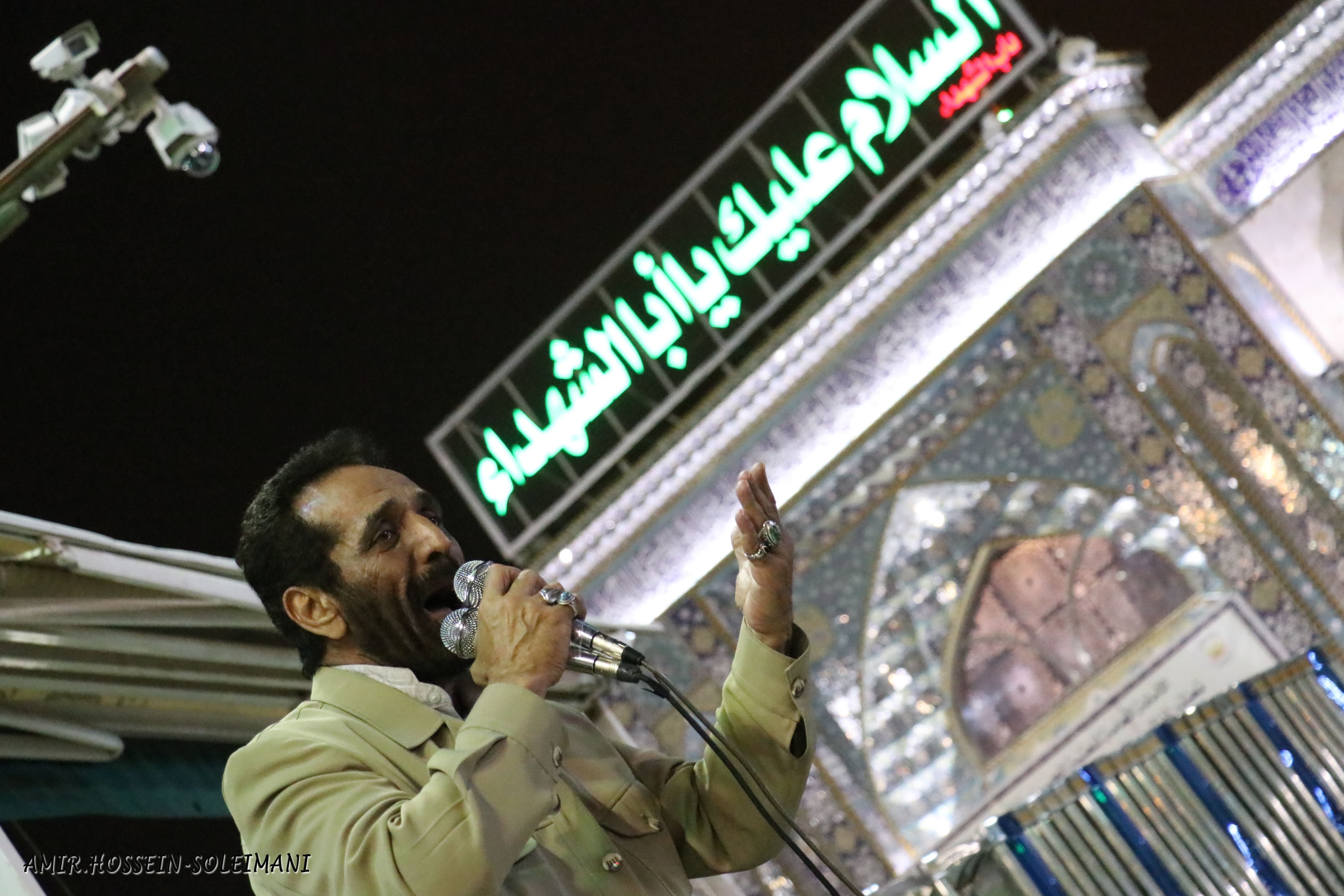 هشتمین شب از محفل بهار علوی در حرم حسینی