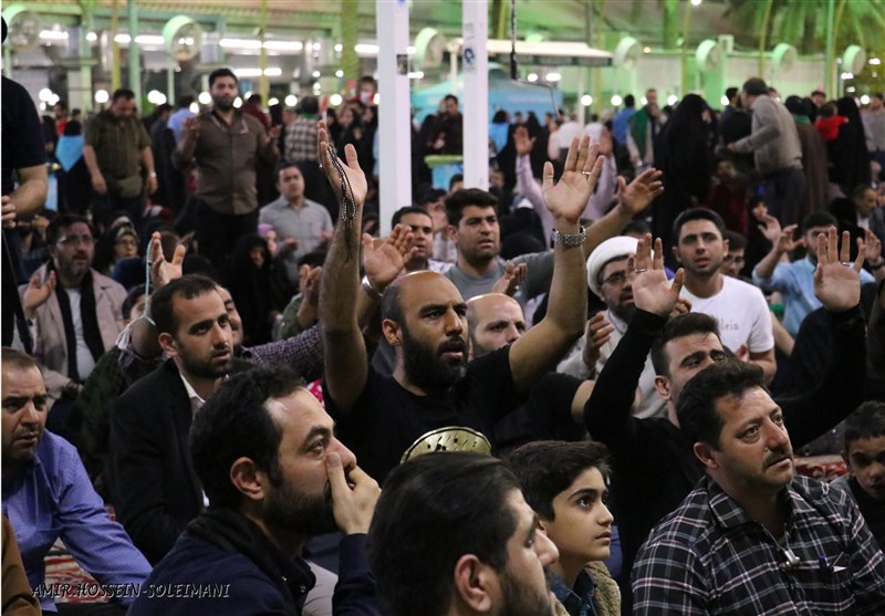 هشتمین شب از محفل بهار علوی در حرم حسینی