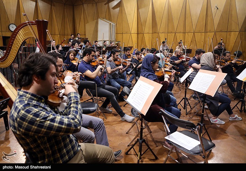 تمرین ارکستر سمفونیک تهران