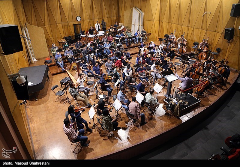 تمرین ارکستر سمفونیک تهران