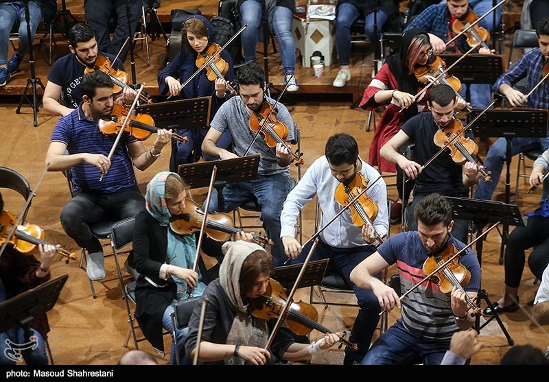 تمرین ارکستر سمفونیک تهران