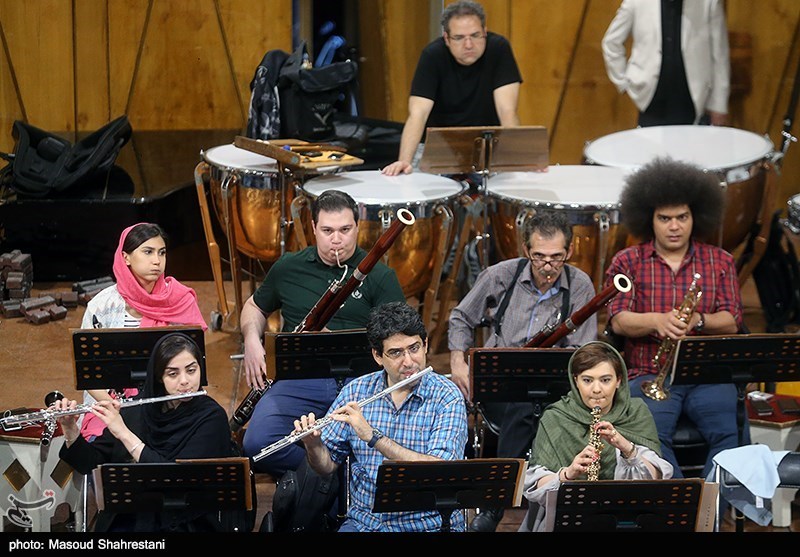 تمرین ارکستر سمفونیک تهران