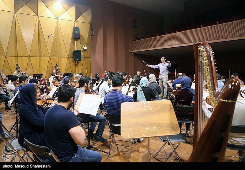 تمرین ارکستر سمفونیک تهران